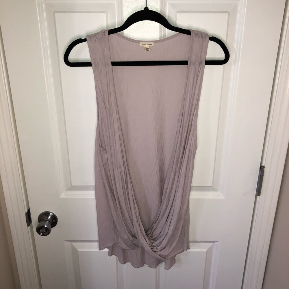Silence + Noise Lavender Top